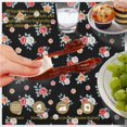 thumbnail image 6 of Pioneer Flower Floral Print Pattern Round Tablecloth 60 X 60 Inch, Wrinkle Resistant Wipeable Table Cloth for Kitchen Dining Picnic Patio Party, 6 of 6