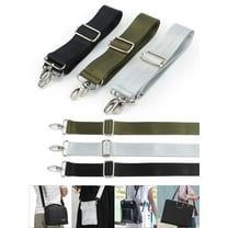 Luxtrada Replacement Shoulder Strap Adjustable Wide Purse Strap for Crossbody Canvas Bags Handbags Guitar Case Laptop (Black)