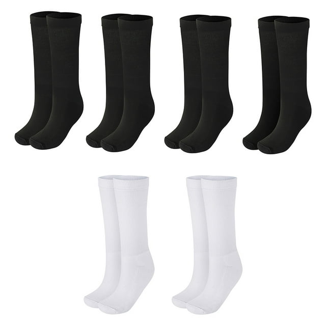 Calcetines Diabético Compresión Unisex XCELLENCE Alto Rendimiento Set 6 Negro/Blanco G/EG