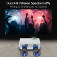 thumbnail image 3 of Mini Projector with WiFi Android 9.0 System Support 210in Display Same Screen Technique Movie Projector, 3 of 8