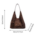thumbnail image 3 of Uobin Fashion Leopard Print Tote Large Capacity Shoulder Bag For Stylish Spacious Everyday Carry, 3 of 3