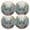 Blue, variant on Ryvnso Butterfly with Golden Round Plate Mats Dining Table Placemat Set of 4 for Holiday Decoration