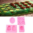 thumbnail image 3 of Molde de silicona para Halloween 4 moldes para fondant con temática de Halloween resistente a altas temperaturas fácil de despegar molde para hornear de Halloween moldes de ANGGREK Otros, 3 of 8
