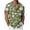 Army Green, variant on Hawaiian Shirts for Men Tropital Graphic Button Down Shirt Cozy Short Sleeve Lapel Beach Vacation Shirts Army Green S
