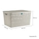 thumbnail image 3 of Set de 3 cajas Organizadoras de Plástico Biodegradable Terragave Estilo rattan, 3 of 5