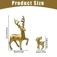 thumbnail image 3 of Lssam Reindeer Christmas Decor, Venados de Navidad para Decoración - Standing Deer Figurine Ornaments for Living Room, Wine Cabinet, Bedroom Office Desktop Display Stand, 3 of 5