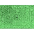 thumbnail image 1 of Ahgly Company Indoor Rectangle Oriental Emerald Green Industrial Area Rugs, 2' x 3', 1 of 4
