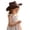 18Coffee102, variant on Kids Casual Solid Color Sun Hat Stitching Summer Fashion Cowboy Wide Brim Travel Hats Party Night Stylish Hats