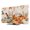 Flaxen, variant on Indoor TV Cover 75 Inch, Orange Pumpkins Fall Elastic Monitor Dust Covers for Television, Desktop Computer Thanksgiving Flowers Leaves Rustic Dustproof Fitted TV Cover for Inside 65.4"L x 36.8"H