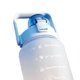 thumbnail image 3 of Botella de agua deportiva de 2000 ml Botellas de viaje portátiles con pajita con escala de tiempo (azul) Ehuebsd Libre de BPA, 3 of 7
