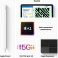 thumbnail image 2 of Restored 2022 Apple 11-in iPad pro Wi Fi+Cellular 256 GB Space Gray (4th Generation) (Refurbished), 2 of 4