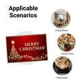 thumbnail image 4 of Jbralid Merry Christmas Red Placemat Set of 4 for Home Kitchen Table Decor 12x18 inch, 4 of 4