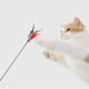 thumbnail image 5 of Vara de Juego para Gatos, Juguete Interactivo con Plumas y Cascabeles, Vara de Juego para Gatos y Gatitos, 65 cm de Largo, Fomenta el Ejercicio y el Juego, 5 of 6