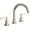 Polished Nickel, variant on Rohl Lombardia Bath Widespread Lavatory Faucet In Polished Chrome With 8 1/2" Spout Height Metal Lever Handles And Pop-Up