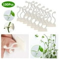 thumbnail image 1 of EIMELI 50Pcs Climbing Plant Fixture Clips Garden Vines Sticky Clips Wall Vines Fixed Holder, 1 of 9