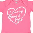 thumbnail image 4 of Inktastic I Love My Nana and Papa in White Chalk Heart Boys or Girls Baby Bodysuit, 4 of 5