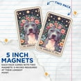 thumbnail image 3 of (2 Pack) The American Pitbull Tarot Magnets - Pitbull Mom - Pitbull Lover - 5" On Longest Side - Premium Magnet - for Cars, Refrigerators, Toolboxes, Lockers- Made in USA - MAG0729, 3 of 7