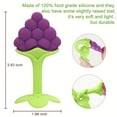 thumbnail image 4 of Teething Toys for Babies 6-12 Months, 4P Silicone Baby Teether Toys, Baby Chew Toys, Fruit Shape Set for Newborn Infants, 4 of 7
