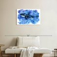 thumbnail image 2 of Elephant Stock Blue Killer Whale Wall Art - Horizontal Canvas Wall Art - Living Room Wall Decor - Watercolor Animal Canvas - Blue And White Decor - 30" x 20", 2 of 8