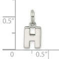 thumbnail image 4 of Pendentif Charme Collier Monogramme Initiale Lettre H en Argent Sterling 925, 4 of 8
