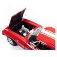 thumbnail image 3 of 1963 Chevrolet Corvette Stingray Z06 Riverside Red With White Stripes American Muscle 30th Anniversary 1/18 Diecast Model Car By Autoworld Amm1263, 3 of 6