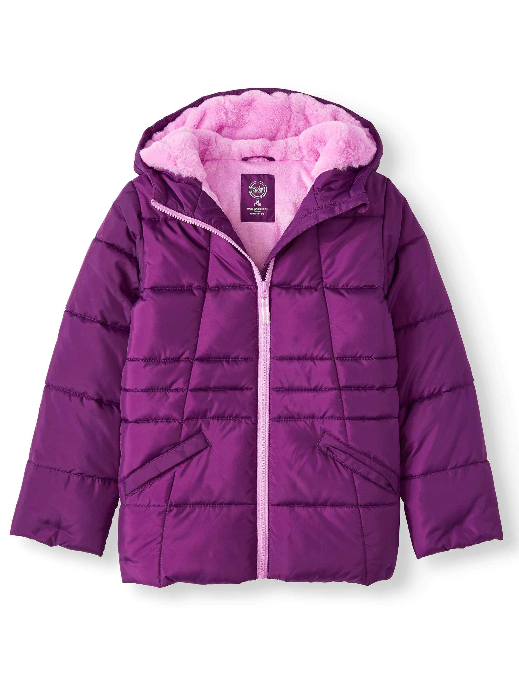 Quilted Bubble Jacket (Little Girls 