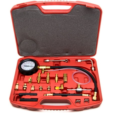 Fuel Injection Tester Kit Biltek 0-140 PSI Fuel Injection Pump Injector Tester Test Pressure Gauge Gasoline Cars ()