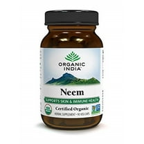 ORGANIC INDIA Neem Herbal Supplement 90 Vegetarian Capsules