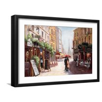 Art.com Parisienne Romance Art Print by Art Atelier Alliance, Black Frame Wall Art, 23" x 17"
