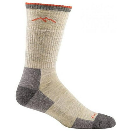 Darn Tough Vermont Men's Merino Wool Boot Cushion Hiking Socks, Oatmeal,