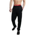 thumbnail image 2 of Champion Sweatpants, Powerblend, Fleece, Comfortable Relaxed-Bottom Pants for Men (Reg. or Big, Black C Patch Logo, XX-Large Tall, 2 of 4