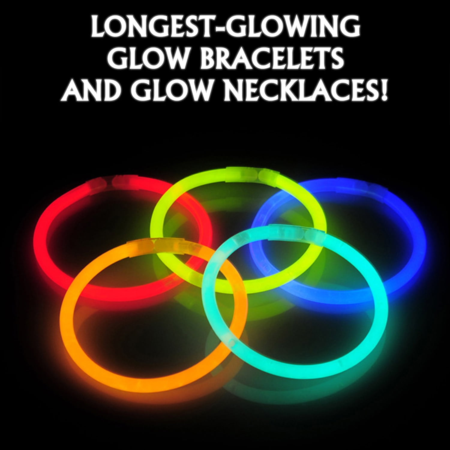 Glow in The Dark Party Supplies - 605 Pieces - Includes Connectors to  Create Necklaces, Bracelets, Glasses, Heart Glasses, Hats, Headbands,  Balls, Flowers - Glow in The Dark Party Favors - Dragon