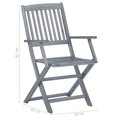 thumbnail image 3 of OnlineGymShop CB21524 Outdoor Dining Set - White, 3 of 3