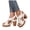 Beige, variant on Women's Platform Heels Sandals Hollow Out Leather Chunky Heel Dress Shoes Back Strap Non Slip Peep Toe Wedges Pumps Brown Size 6