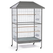 Prevue Pet Products Charming Aviary Flight Cage Jumbo Bird Cage with Rolling Base