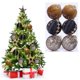 thumbnail image 4 of Elegante envoltorio de tela: cada bola de espuma está elegantemente envuelta en tela, lo que agrega un toque de refinamiento a las decoraciones navideñas., 4 of 6