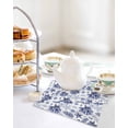 thumbnail image 4 of Navy Blue Coastal Kitchen Dish Towels for Drying Dishes Set of 2, Coral Starfish Seaside Summer Beach Waffle Weave Microfiber Hand Tea Bathroom Towels Quick Dry & Absorbent Towel 12x12, 4 of 7