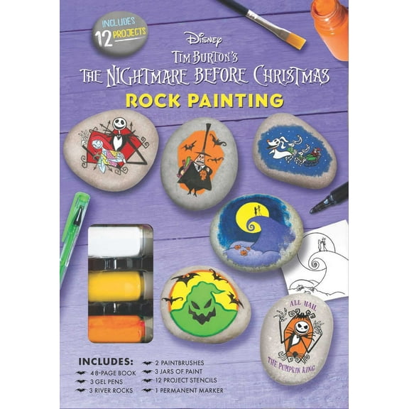 Pre-Owned Disney Tim Burton's the Nightmare Before Christmas Rock Painting (Misc.) 166720467X 9781667204673