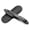 Black (with leather case), variant on 360-degree rotating anti-blue light lightweight portable folding reading glasses TR90 unisex stylish and versatile