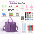 thumbnail image 3 of Yarniss Crochet Kits for Beginner Adults,1136 Yards Yarn Skeins Balls and Crochet Set with 9 Size Crochet Hooks, Afghan Crochet Needles 2.0-6.0mm,Knitting Kits Storage Organizer, 3 of 6