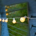 thumbnail image 6 of 25 Pack G40 Frosted White Light Bulbs Replacement, 1.5 Inch Globe G40 Outdoor Patio String Lights Bulbs, 5W Light Bulbs with C7/E12 Candelabra Base for Outdoor Garden Patio Party Decor, Frosted White, 6 of 6