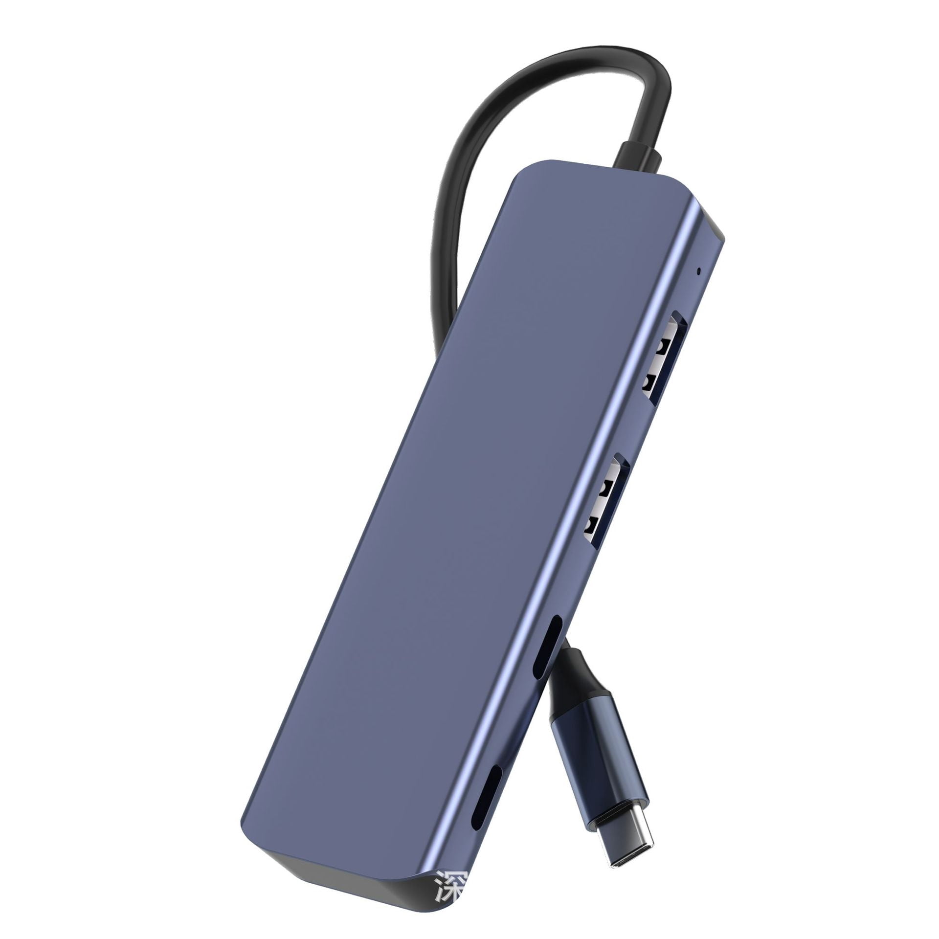 4 Port USB Hubs with 2 USB A and 2 Type C Port, Fast Speed 10Gbps Aluminum for Various Scenario