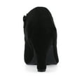 thumbnail image 4 of Journee Womens Piper Inside Zip Block Heel Booties, Widths Available, 4 of 10