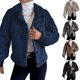 thumbnail image 5 of Txlixc Chaqueta de terciopelo de mujer con botones de manga larga para mantener caliente en invierno Txlixc  moda, 5 of 5