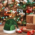 thumbnail image 6 of Honeii Natural Green Leaves Print Hat Santa Claus Hat For Xmas Party, Christmas Caps For Boys Girls Child,Christmas Beanie, 6 of 6