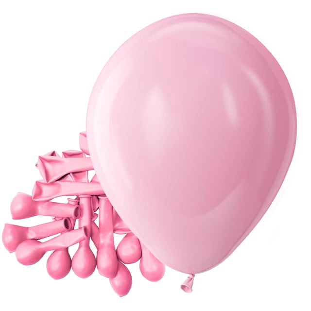Globos de fiesta Bezente de látex rosa pastel de 5 pulgadas, 150 unidades