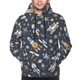 thumbnail image 4 of Hoodies for Men - Space Cars Long Sleeve Comfrt Men'S Fashion Hoodies & Sweatshirts, Sweatshirts for Men Hoodies Pullover Clothing Clothes with Pouch, 4 of 7