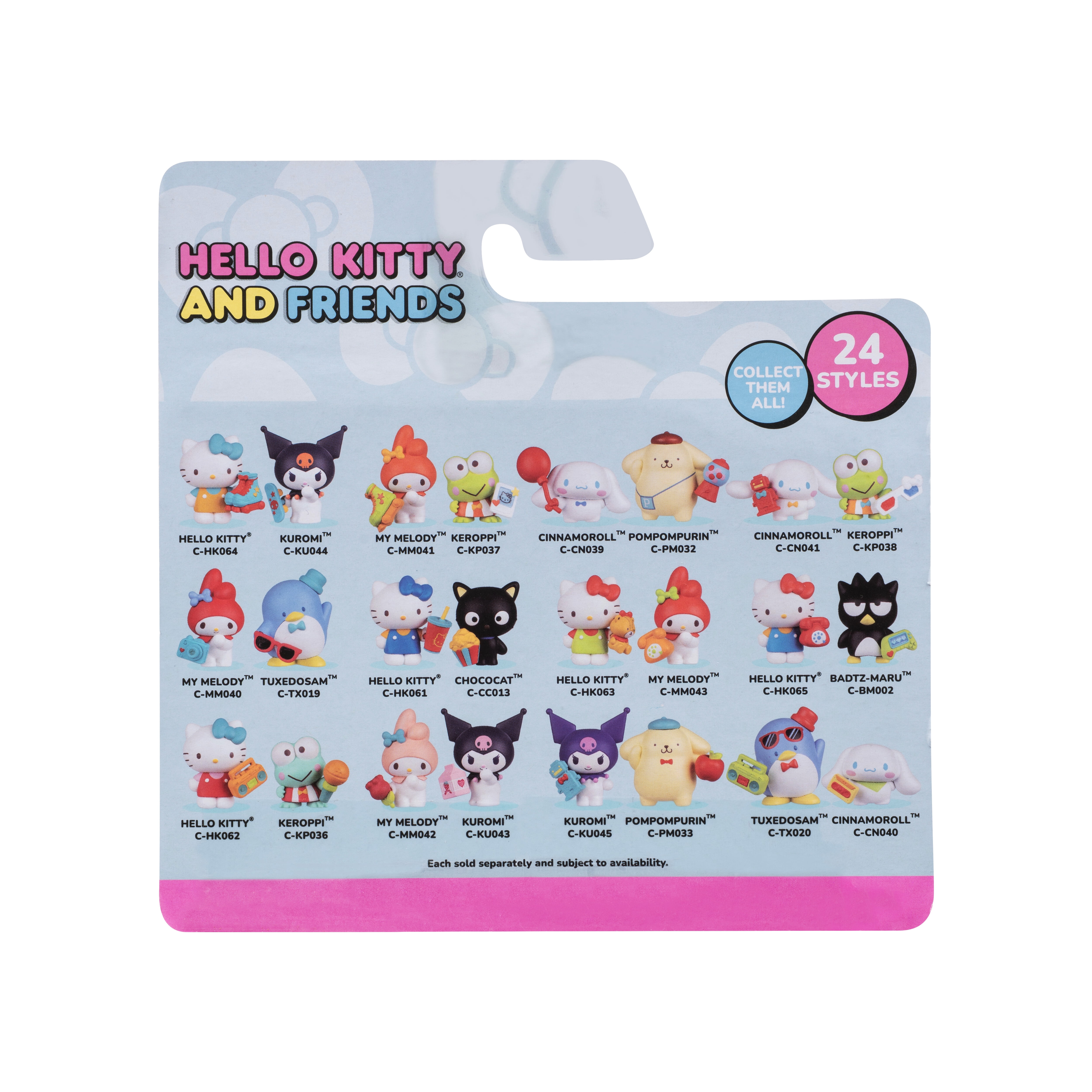 Hello Kitty and Friends - 2 inch 2 Figure Pack - Rainbow Vibes