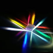 Cheers US 3Pcs Set Optical Glass X Cube Prism RGB Dispersion Prism for and Decoration Same Size