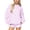 Purple Pink #178, variant on Women's Small Polka Dot Hoodie Long Sleeve Pullover Sweatshirt with Kangaroo Pocket Fall Hoodie